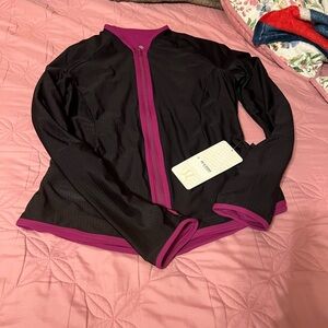 lululemon athletica Black and purple  Jacket